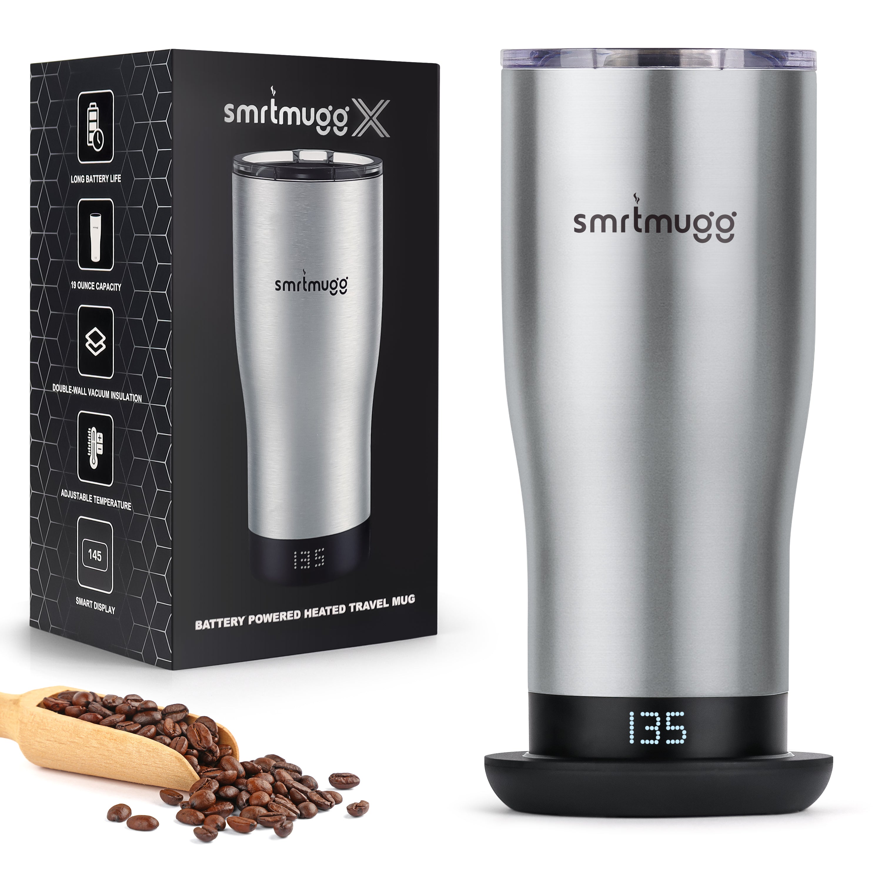 SmrtMugg X Collection of Smart Heated Coffee Mugs